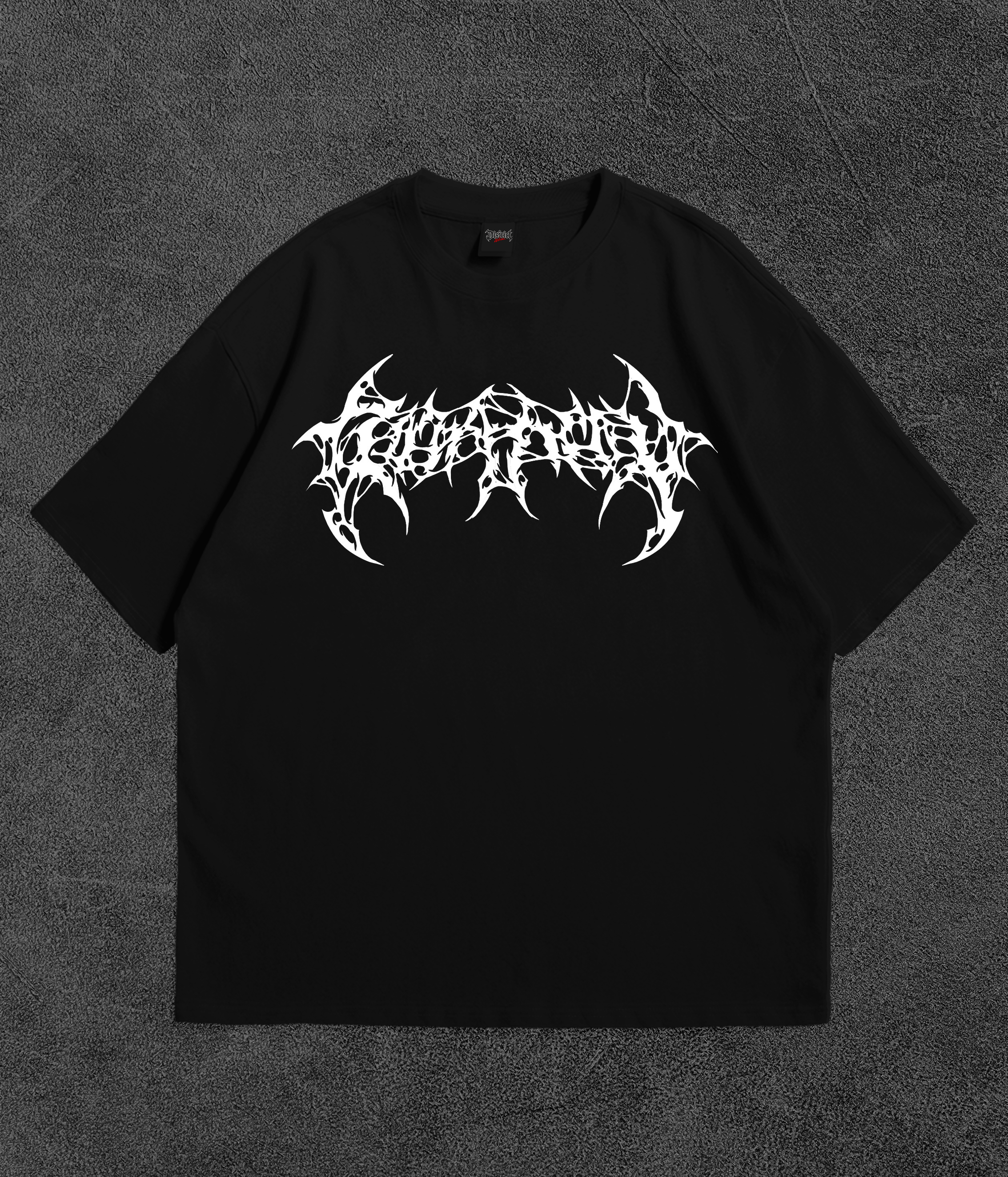 Camiseta Oversize Abismo Drop 001 — Preta