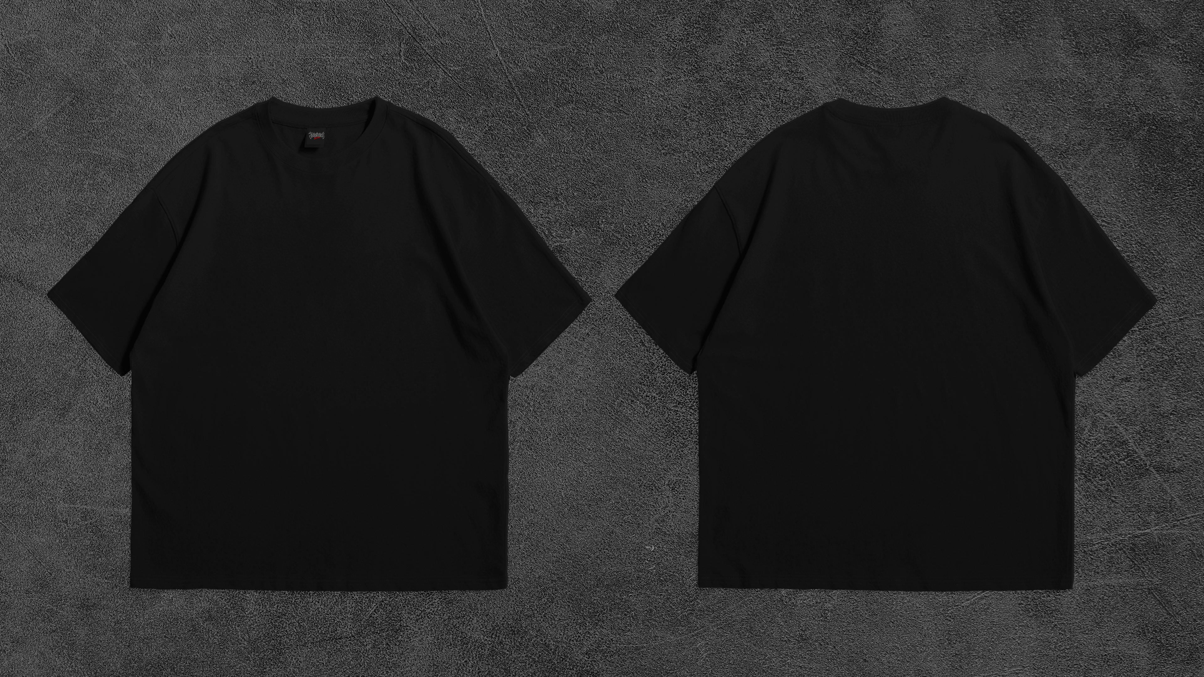 Camiseta Oversize Lisa Drop 001 — Preta