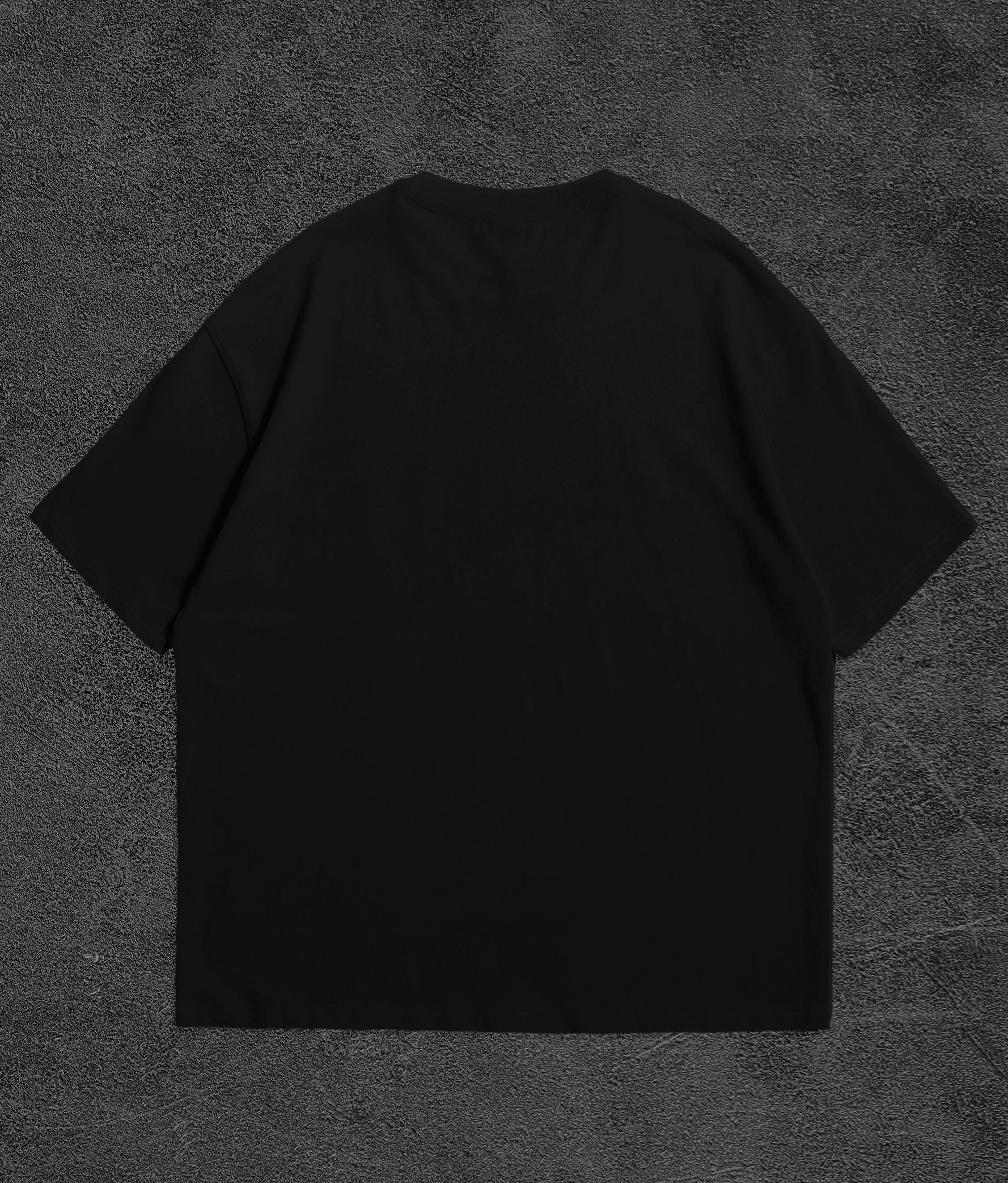 Camiseta Oversize Lisa Drop 001 — Preta