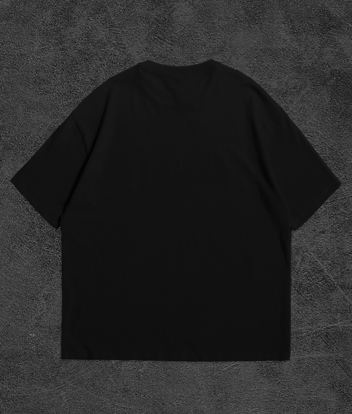 Camiseta Oversize Lisa Drop 001 — Preta