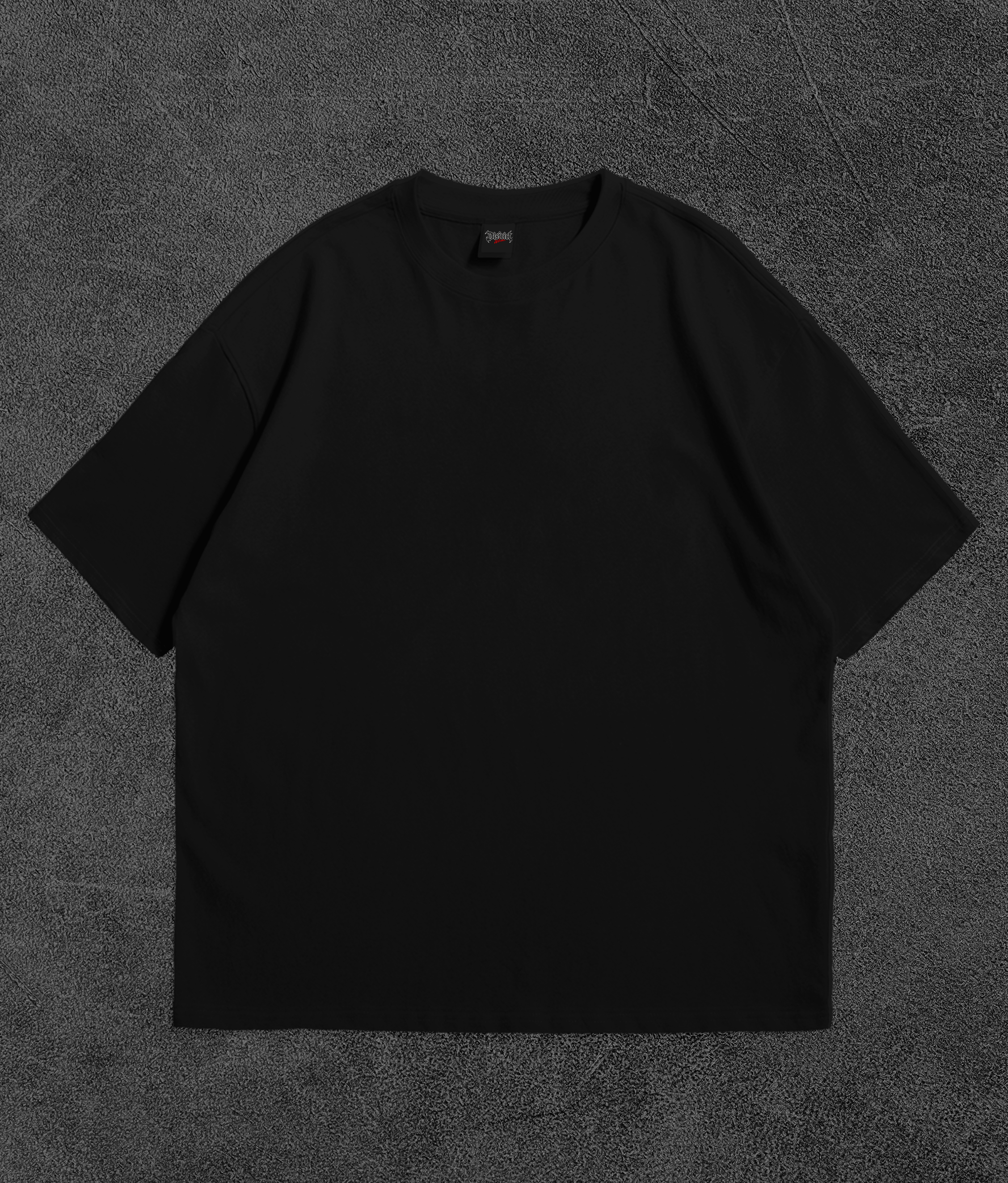 Camiseta Oversize Lisa Drop 001 — Preta