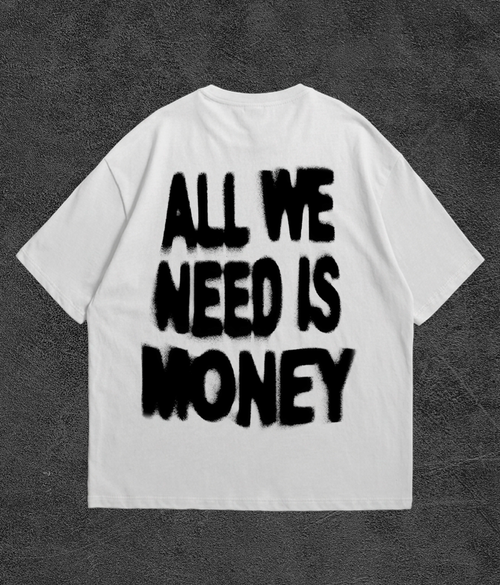Camiseta Oversize Genesis Drop 001 — Off White