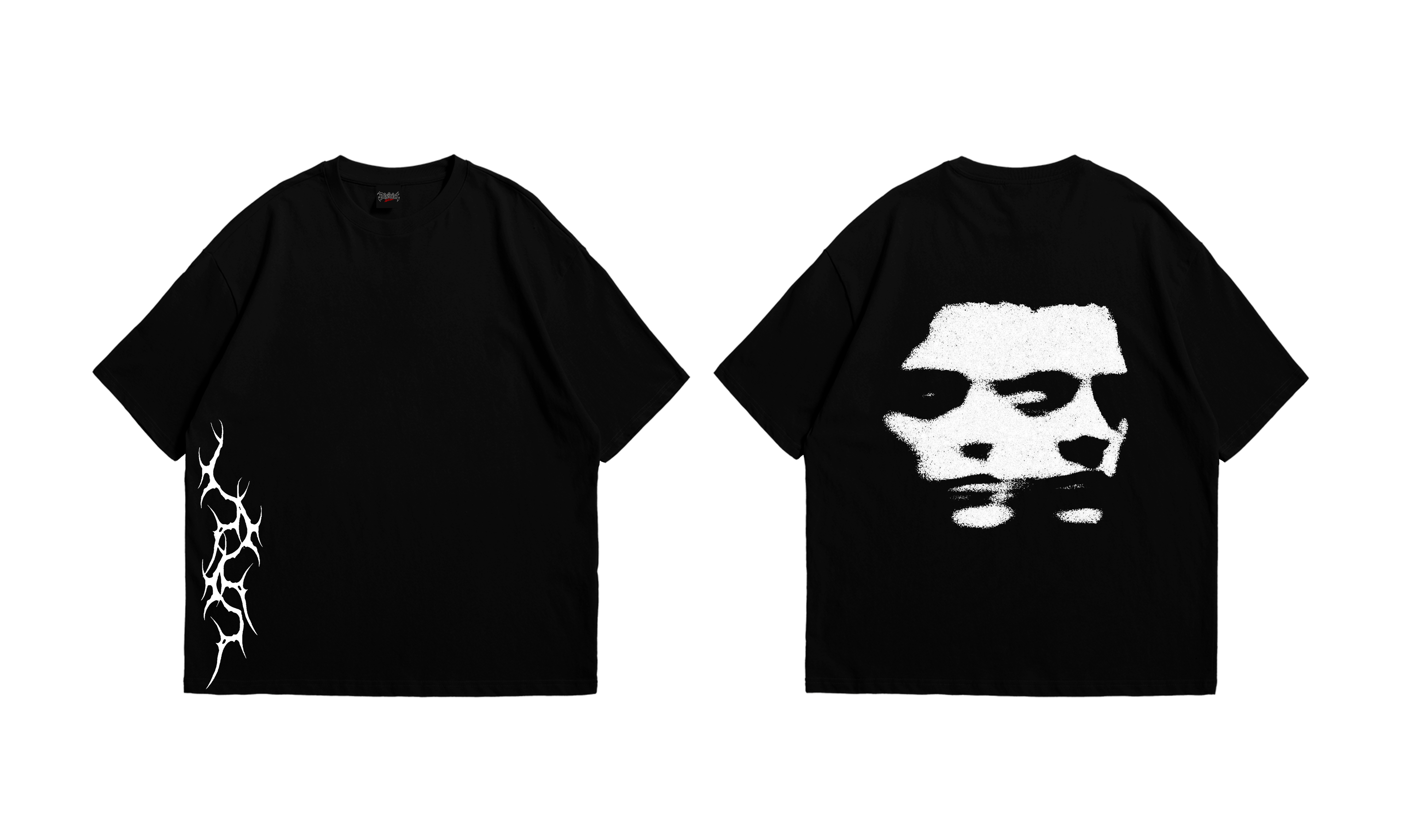Camiseta Oversize Vulto Drop 001 — Preta