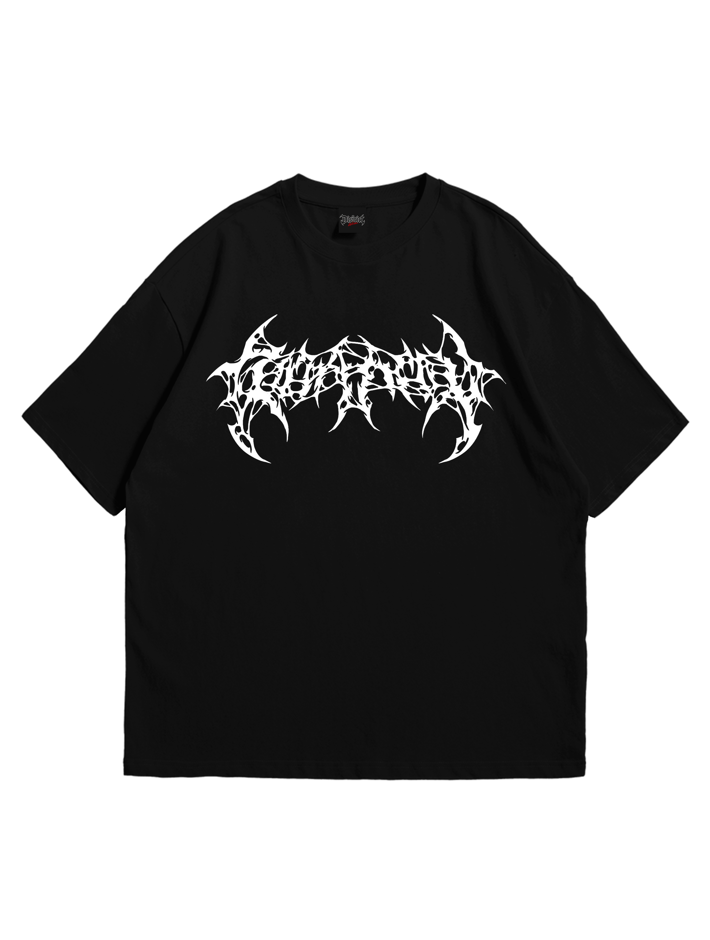 Camiseta Oversize Abismo Drop 001 — Preta